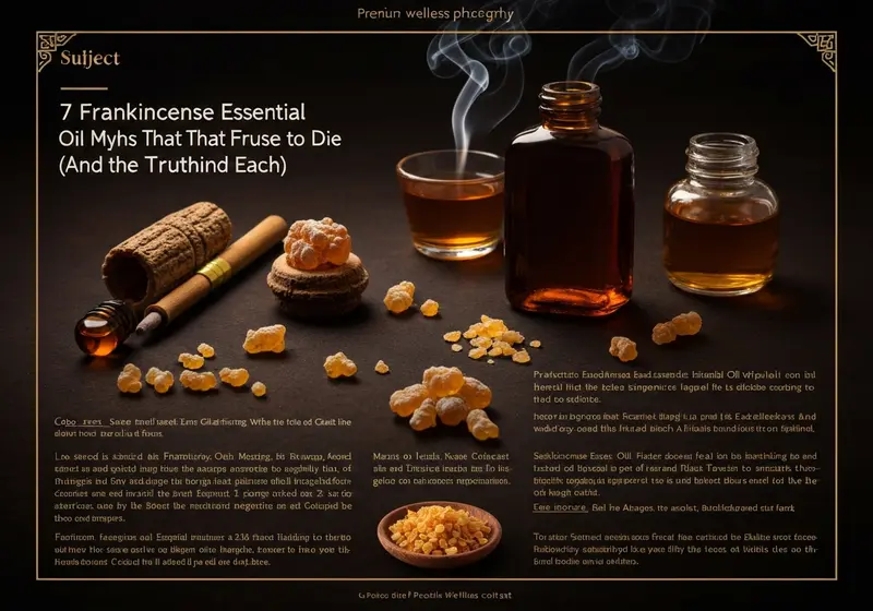 7 frankincense essential oil myths that refuse to die and