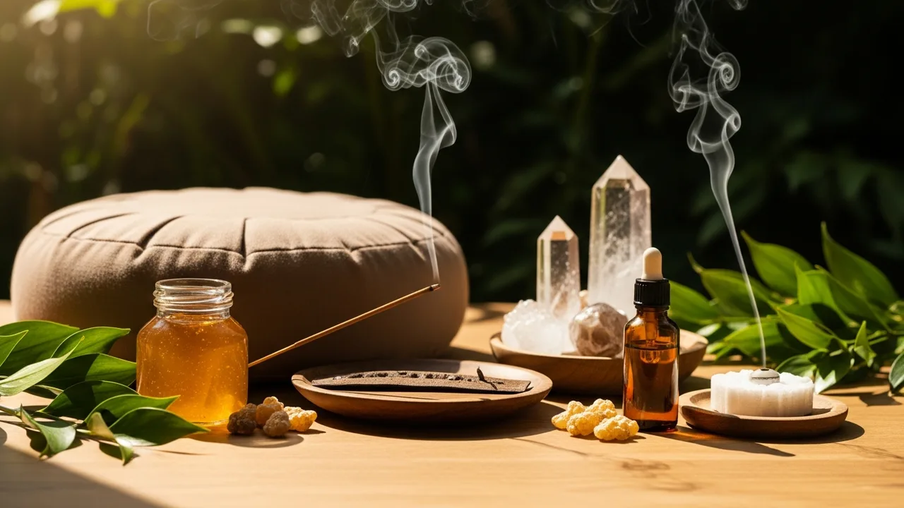 DIY Frankincense and Sandalwood Meditation Incense Cones