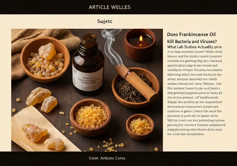 does frankincense oil support a clean environment and viruses what lab