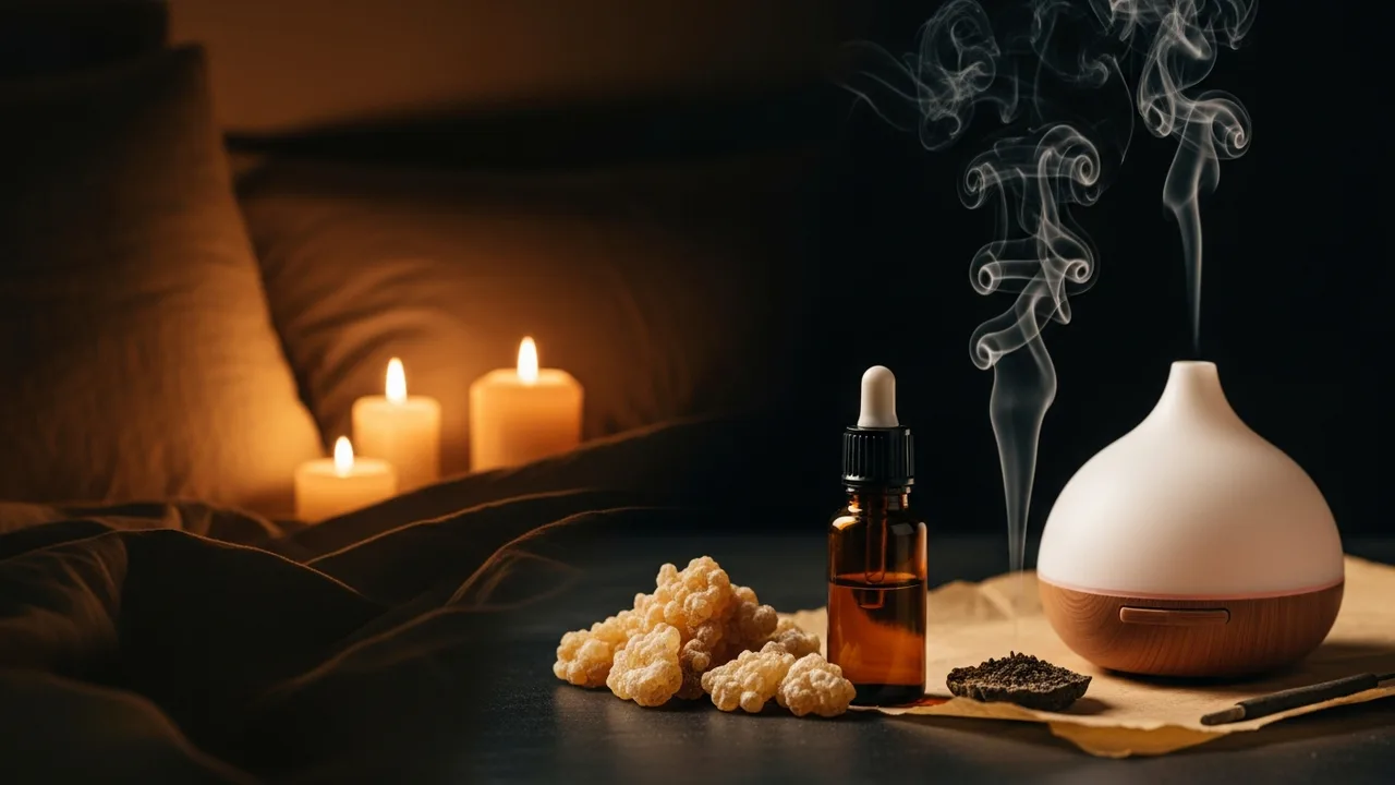 Frankincense and Lavender Pillow Spray for Deep Sleep