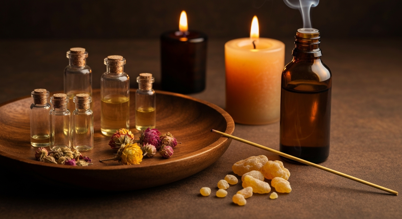 Frankincense Home Fragrance Blend: Warm Spiced Rivae for Cozy Seasons