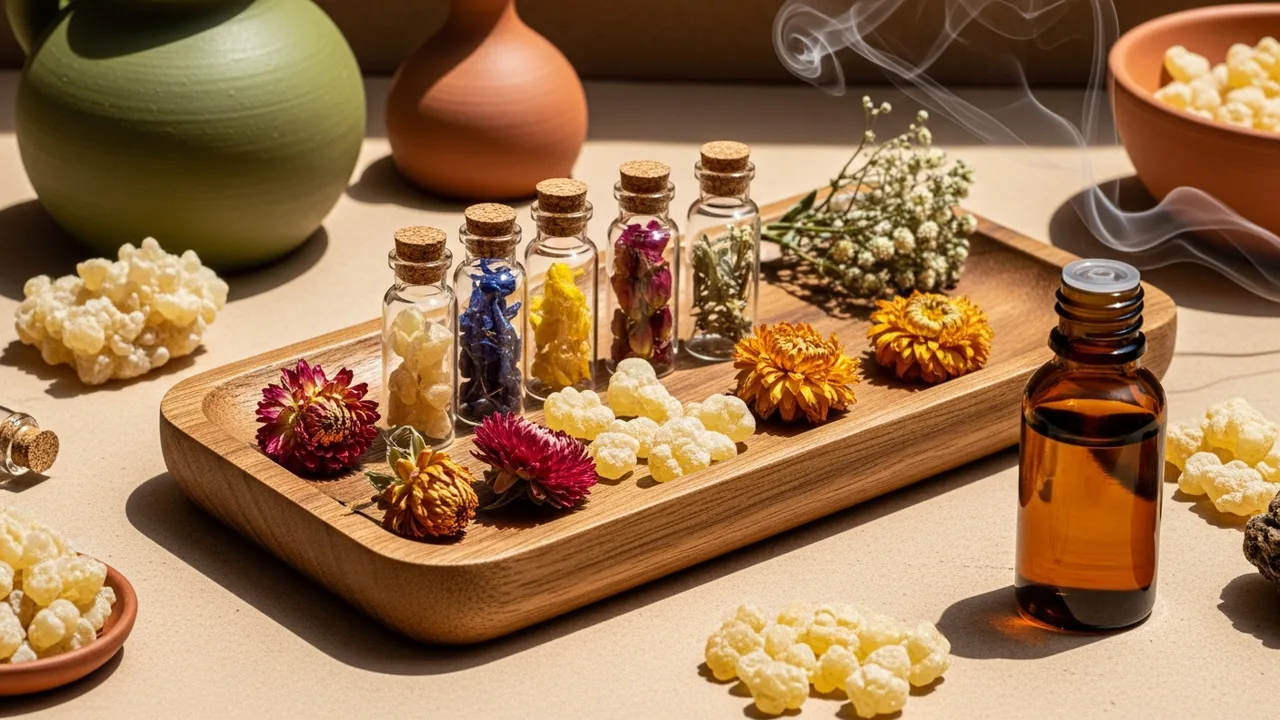 Frankincense Home Fragrance Blend: Warm Spiced Rivae for Cozy Seasons