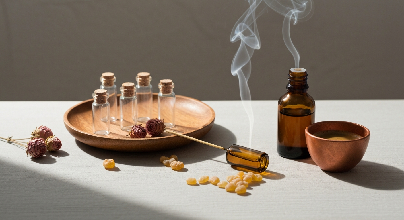Frankincense Oil Diffuser Blend for Morning Focus: A Serrata Recipe